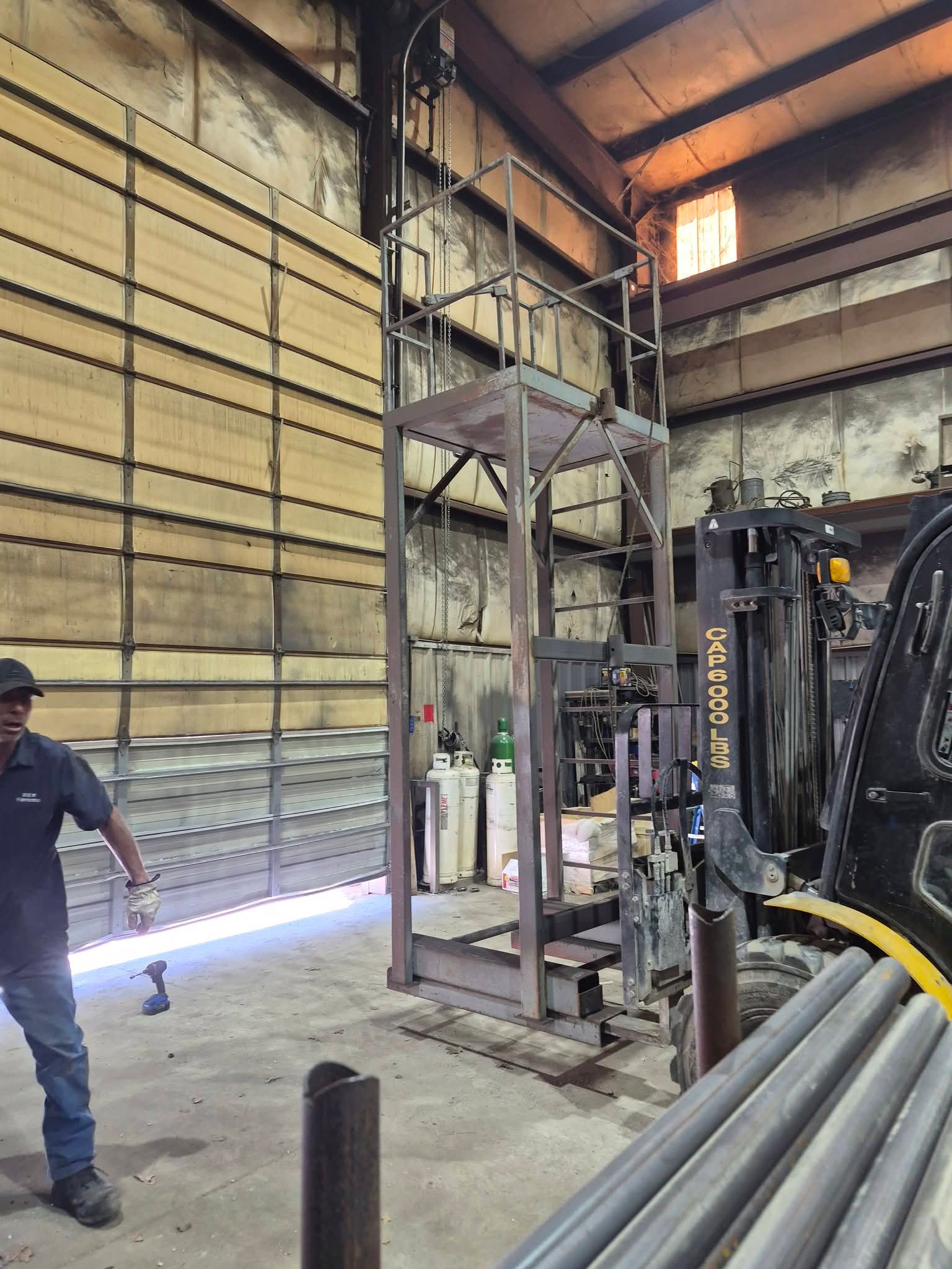 Commercial garage door repair service by J's Overhead Door near Sand Springs, OK